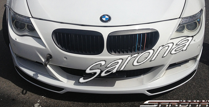 Custom BMW 6 Series  Coupe & Convertible Front Add-on Lip (2004 - 2010) - $579.00 (Part #BM-031-FA)